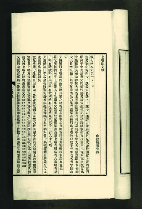 七略（西汉刘歆汇录的中国第一部官修目录和第一部目录学著作）_百度百科