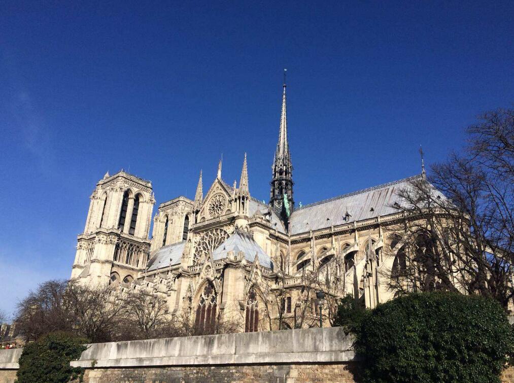 dame de paris),正式名称巴黎圣母主教座堂,是一座位于塞纳河畔,法国