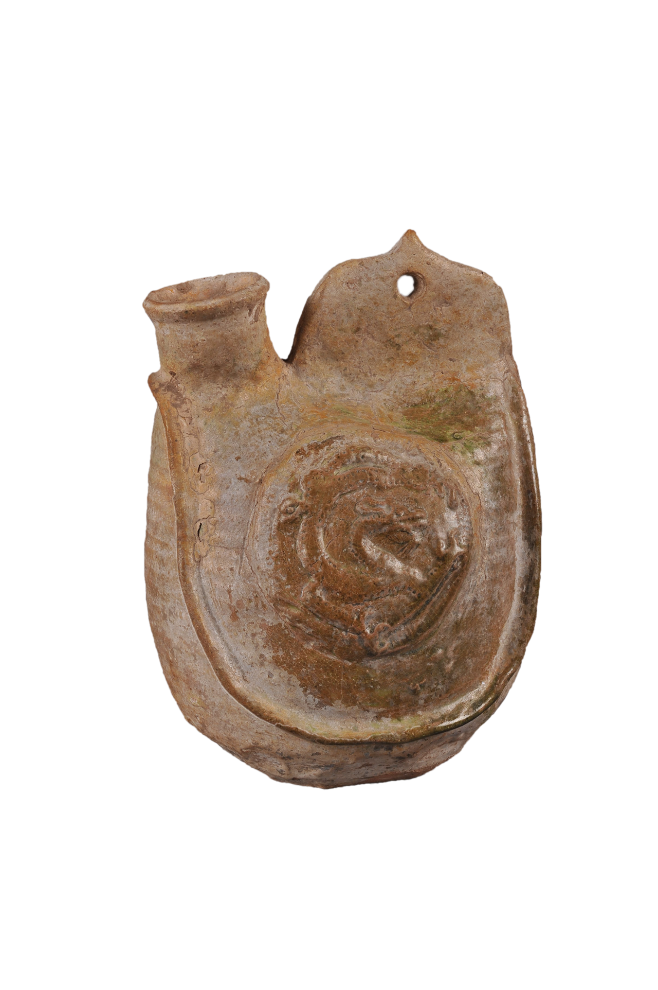  p>辽金皮囊壶是辽代文物. /p>