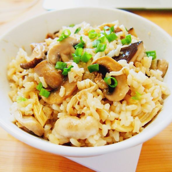 蘑菇香焖饭