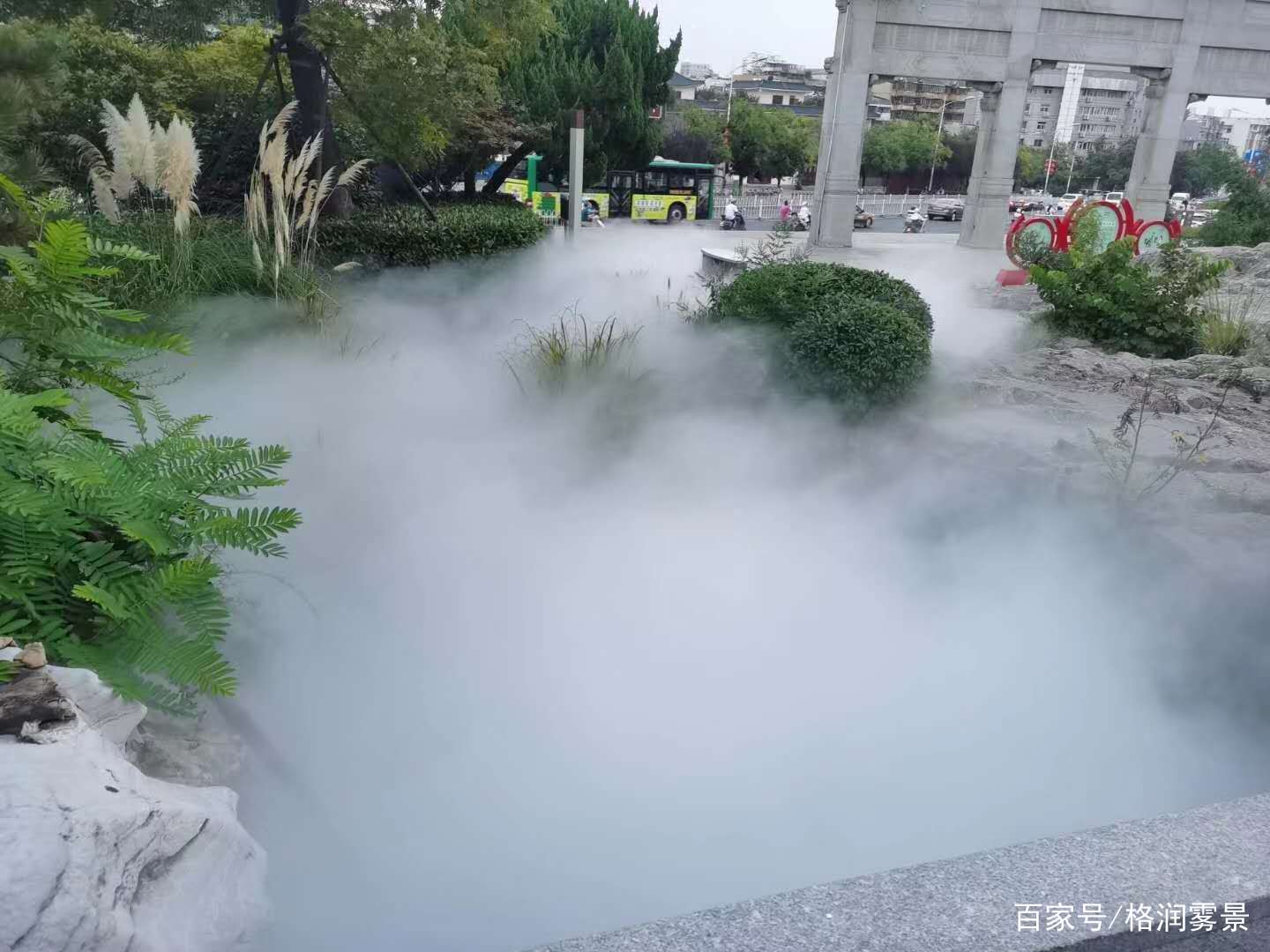 快看，云龙山上安装雾森系统，蜿蜒如龙_百科TA说