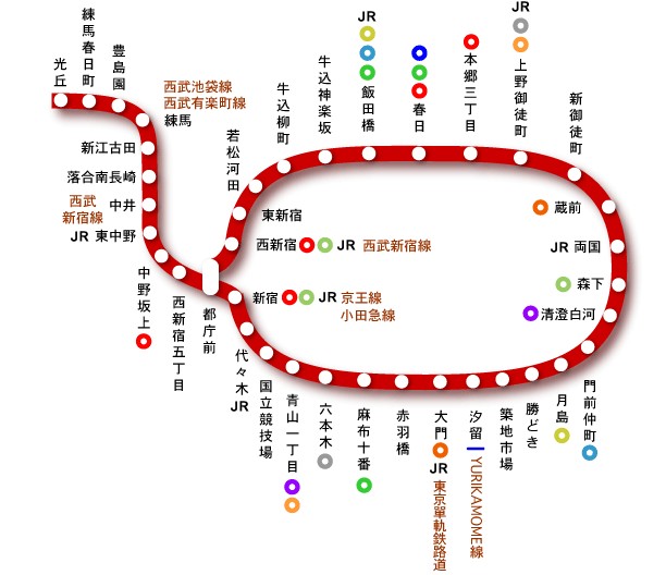 p data-id="gn08ag8jnv">都营大江户线,简称大江户线,是 a target="