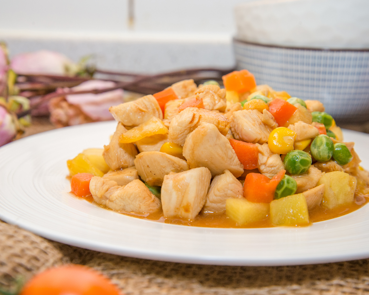 菠萝鸡肉丁