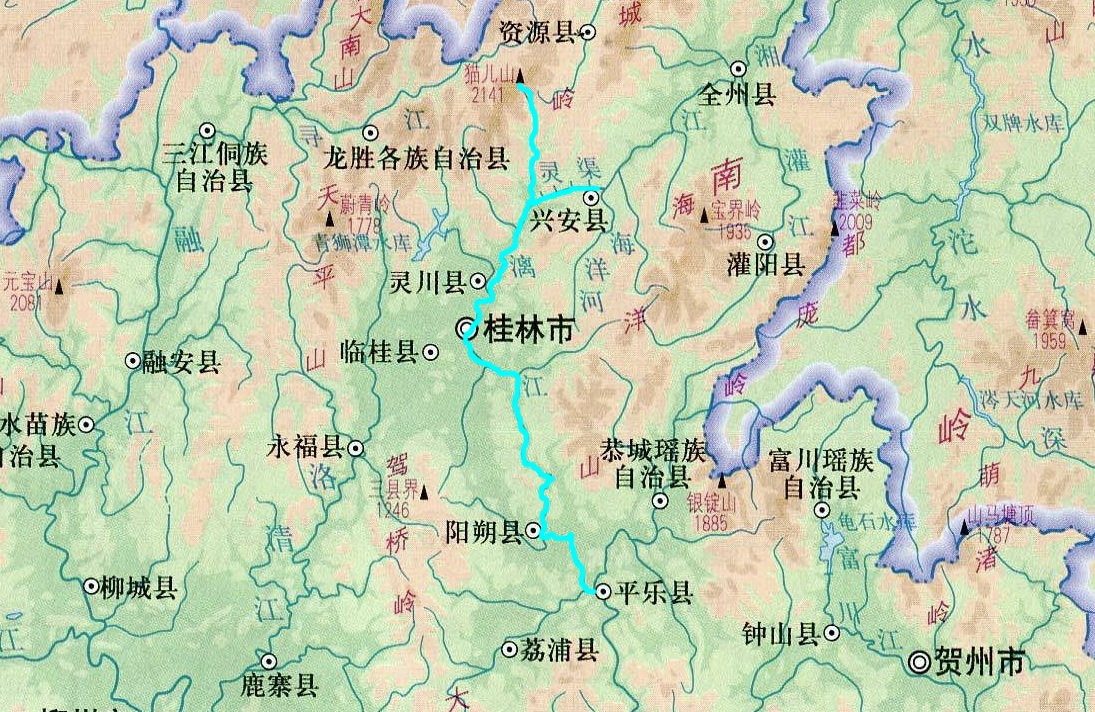  p>漓江,是支流 a target="_blank" href="/item/桂江/2020407" data