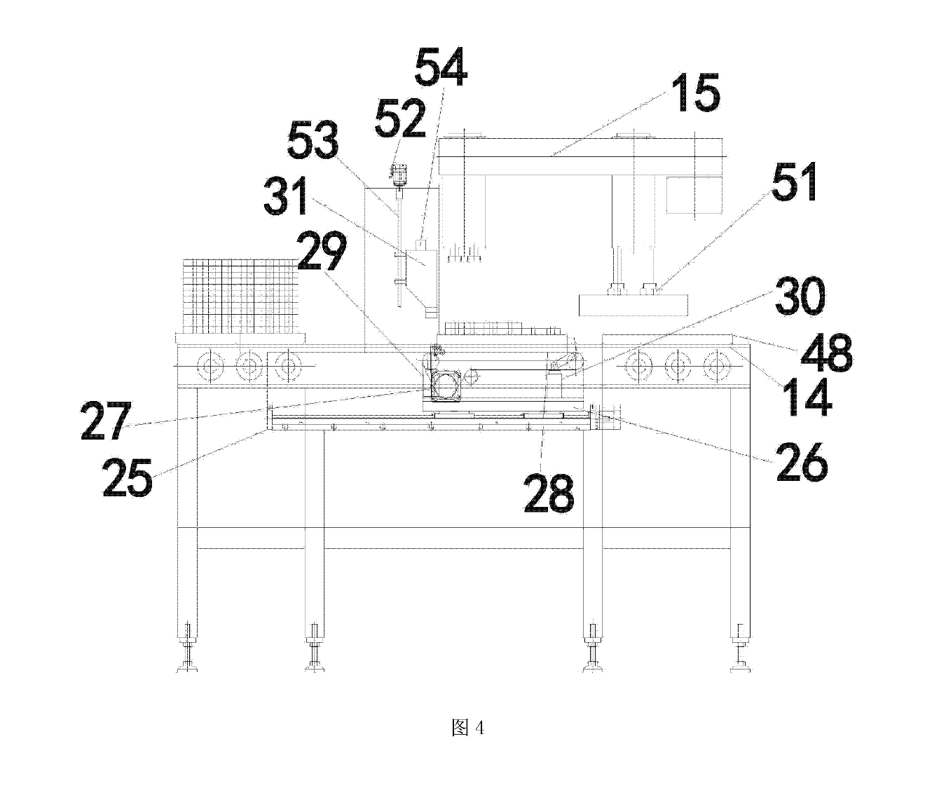 一种铁氧体磁钢成型到烧结的自动化生产线及实现方法
