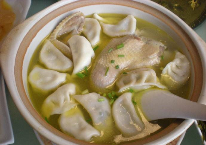 鸡汤水饺