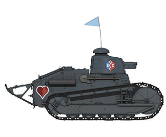 法国雷诺ft17坦克