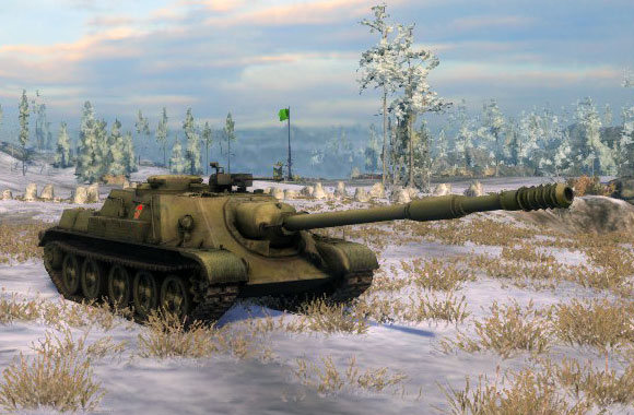 su-122-54坦克歼击车