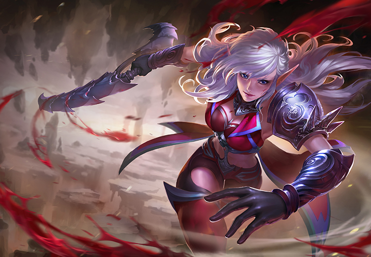  p>暗精灵是moba手游《英魂之刃口袋版》里的一名刺客类英雄角色.