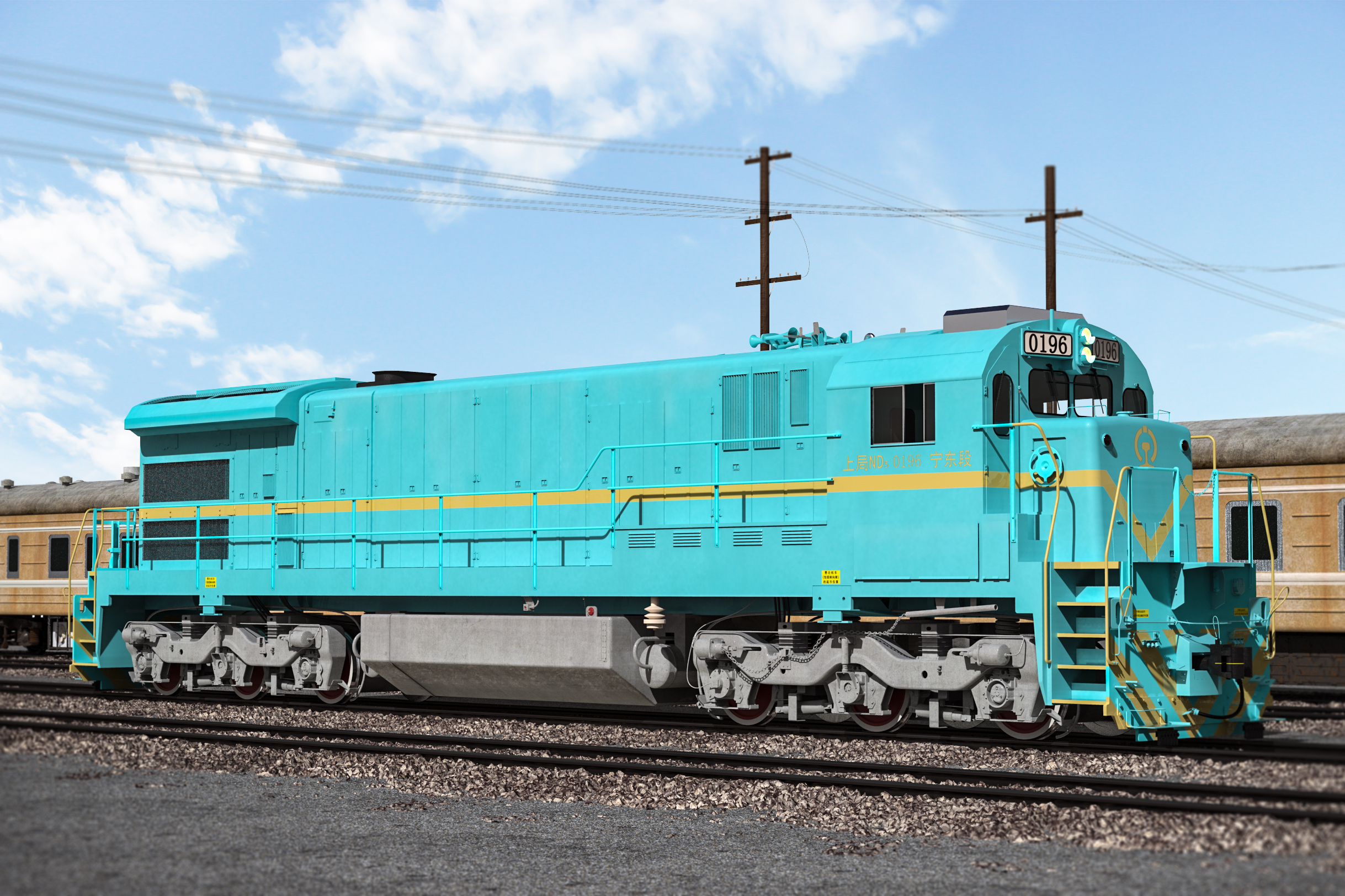 中国铁路nd5型柴油机车