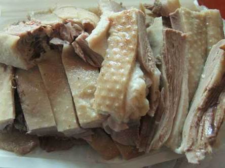 白斩鹅肉