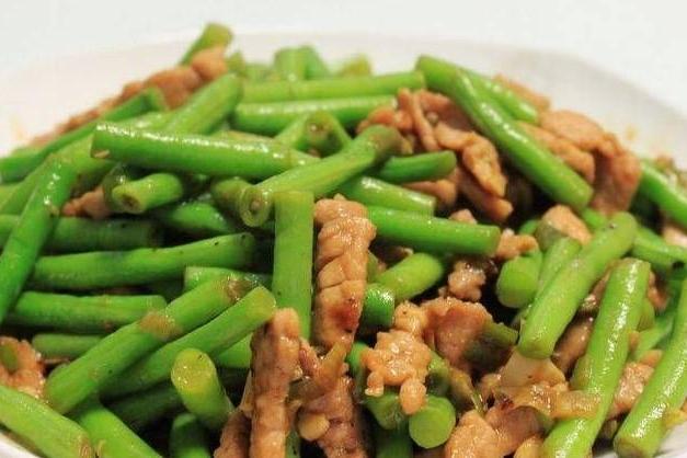 长豆炒肉丝