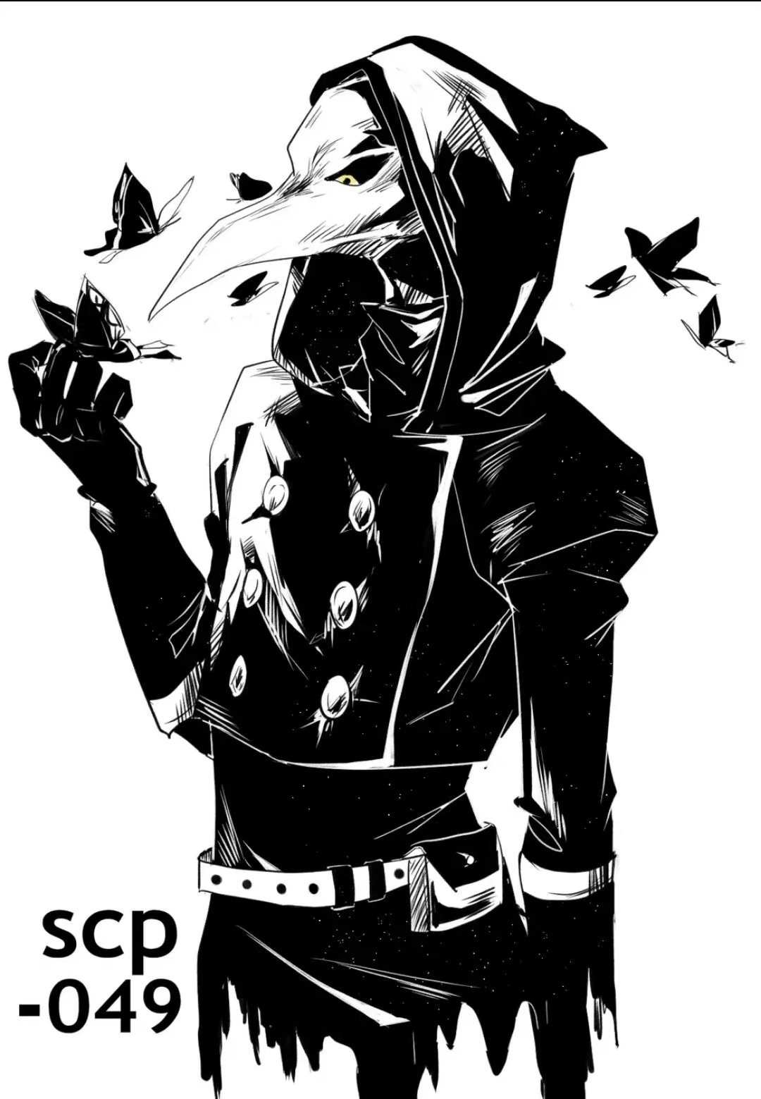 系列中的一个人形scp生物