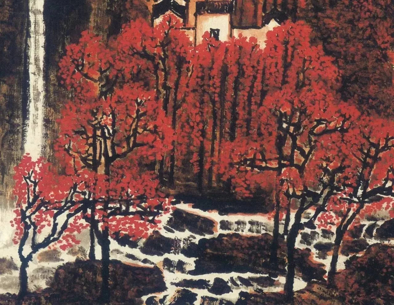  p data-id="gnwgejcvkg">《万山红遍层林尽染》是李可染于1962年首次