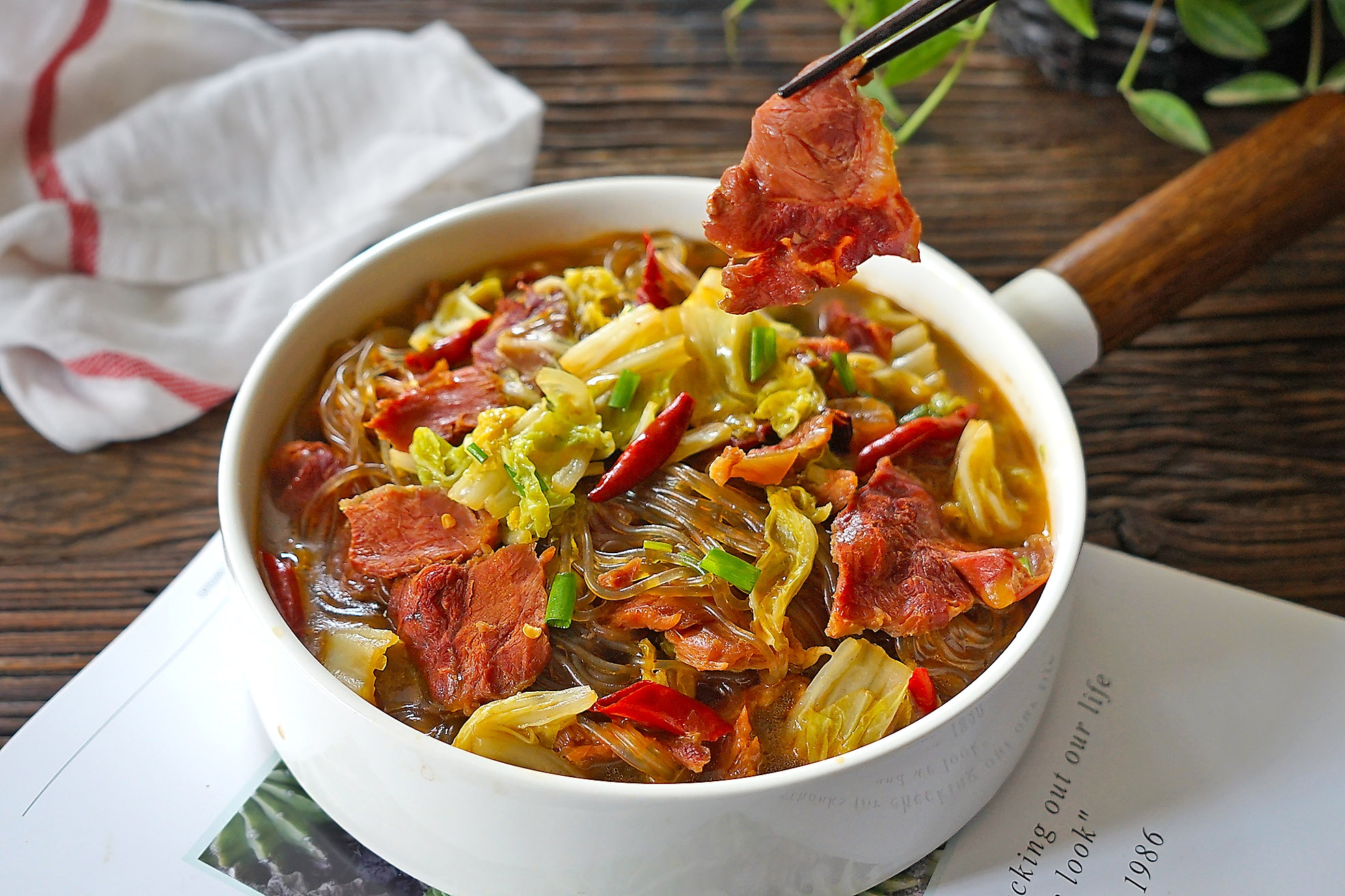 白菜牛肉炖粉条