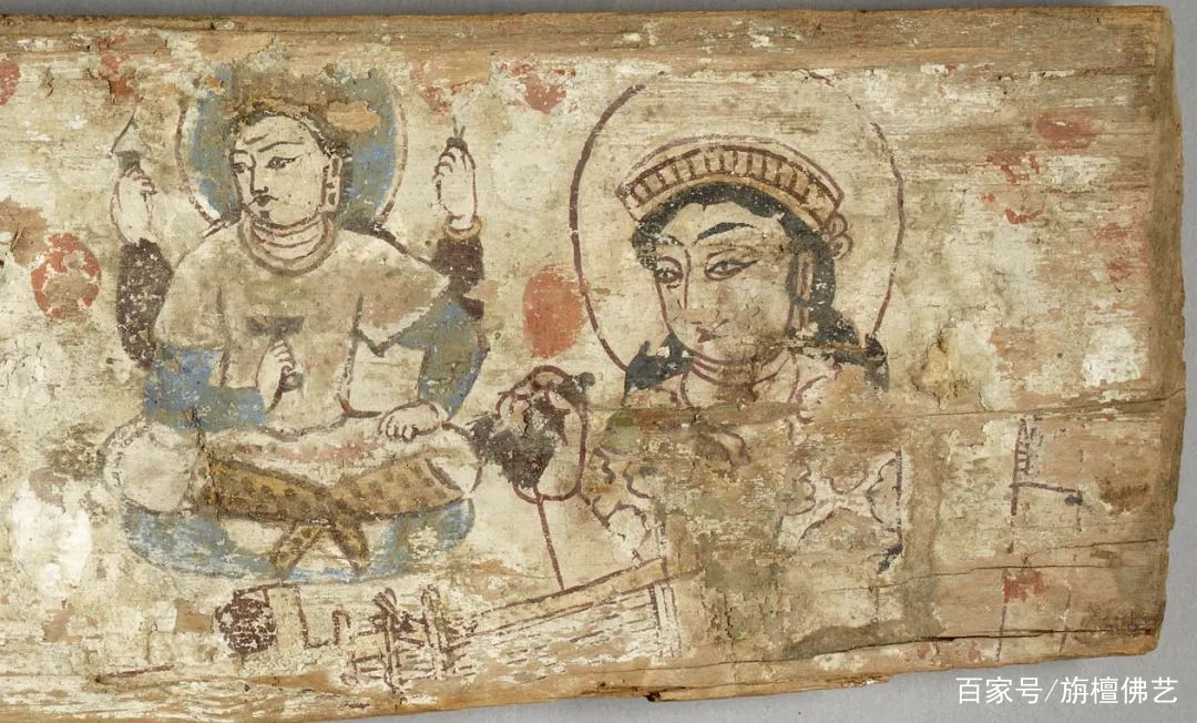 轰动世界美术界的唐代木版画《传丝公主》图之谜_百科TA说