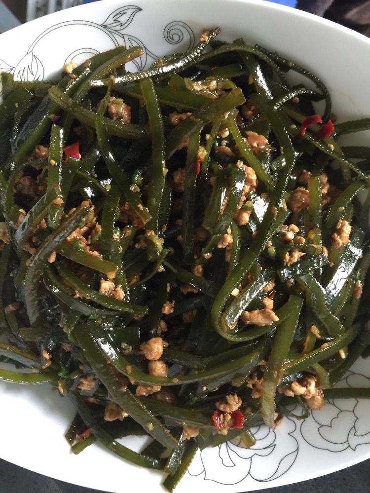 肉末海带丝