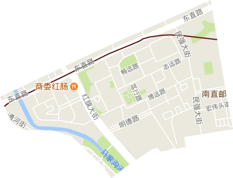 <p>民强街道地图
