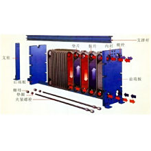 板式換熱器結(jié)構(gòu)圖拆解