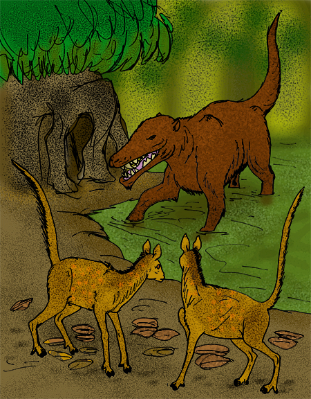 古偶蹄兽(diacodexis)