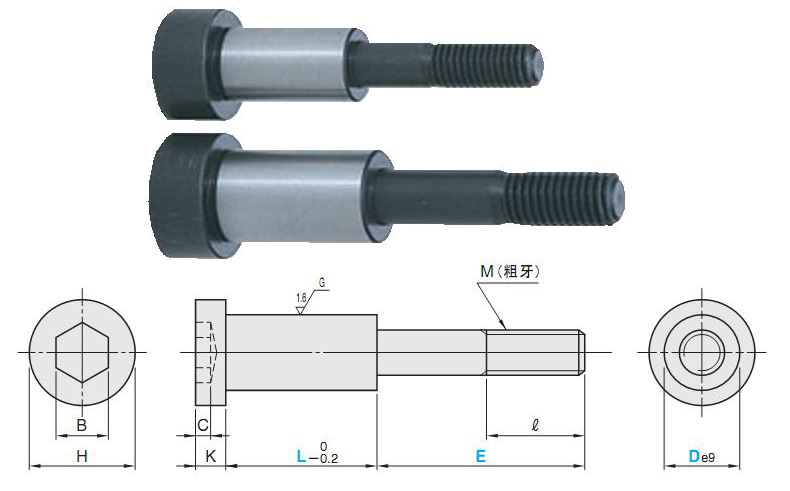  p>止动螺丝是一种螺丝,和螺栓拉杆配合使用,主要是用于控制三板模中