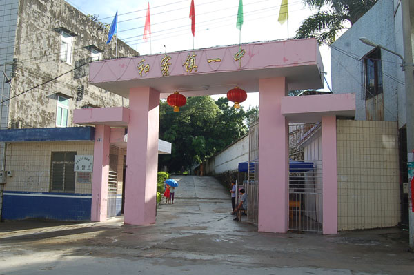 学校位于廉江市西北部——和寮镇中山大道1号.