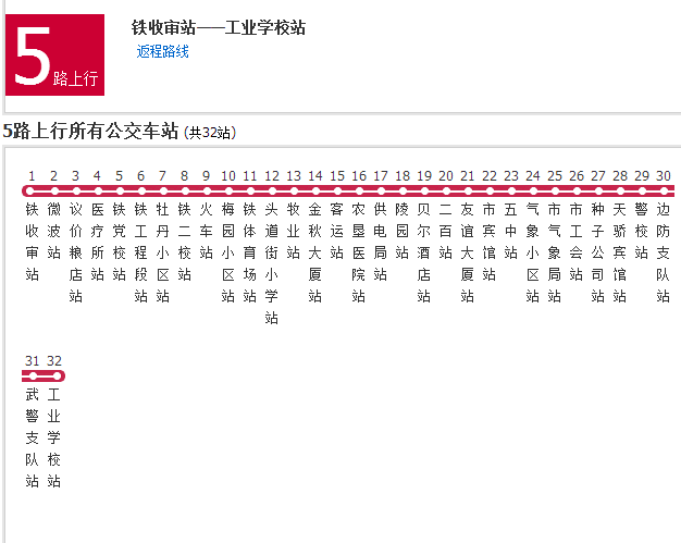  p> a href="#">呼伦贝尔 /a>公交5路是呼伦贝尔市一条公交线路,全程