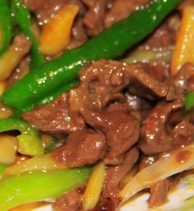 泡姜炒牛肉丝