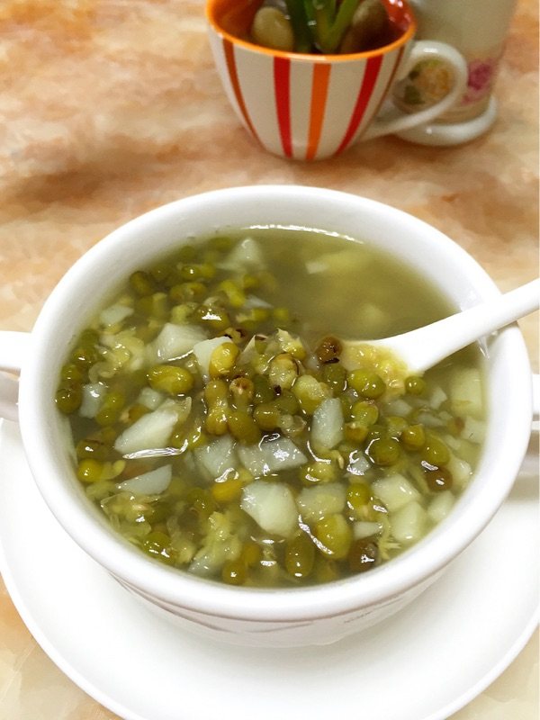 马蹄绿豆沙