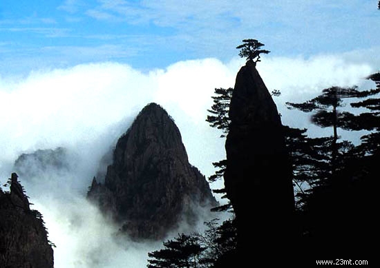 黄山梦笔生花