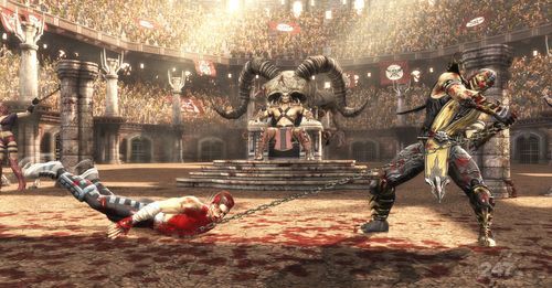 此作的游戏背景是紧接在八代mortal kombat:armageddon《真人快打