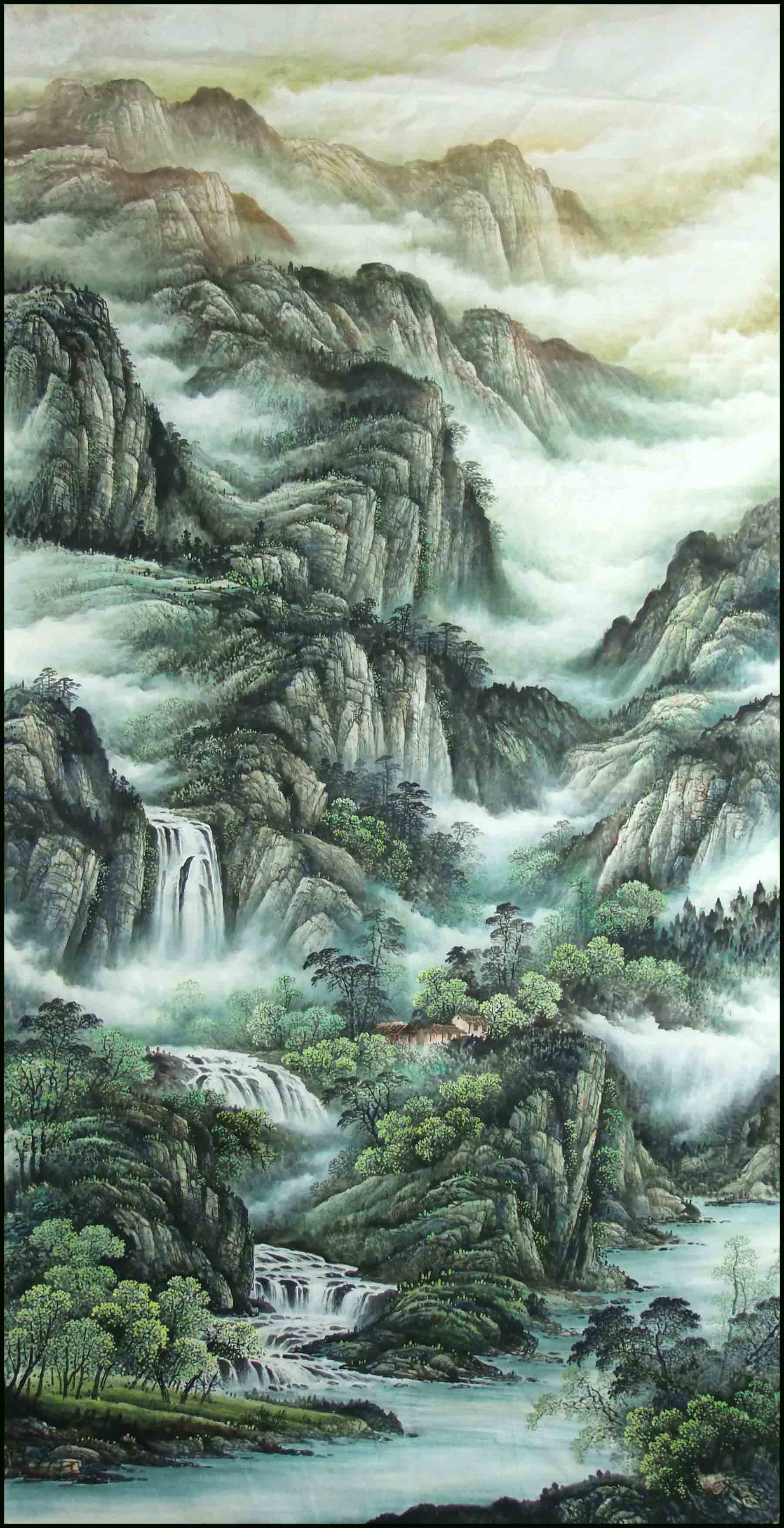 1971年生于广西桂林,擅长 a target="_blank" href="/item/彩墨山水画