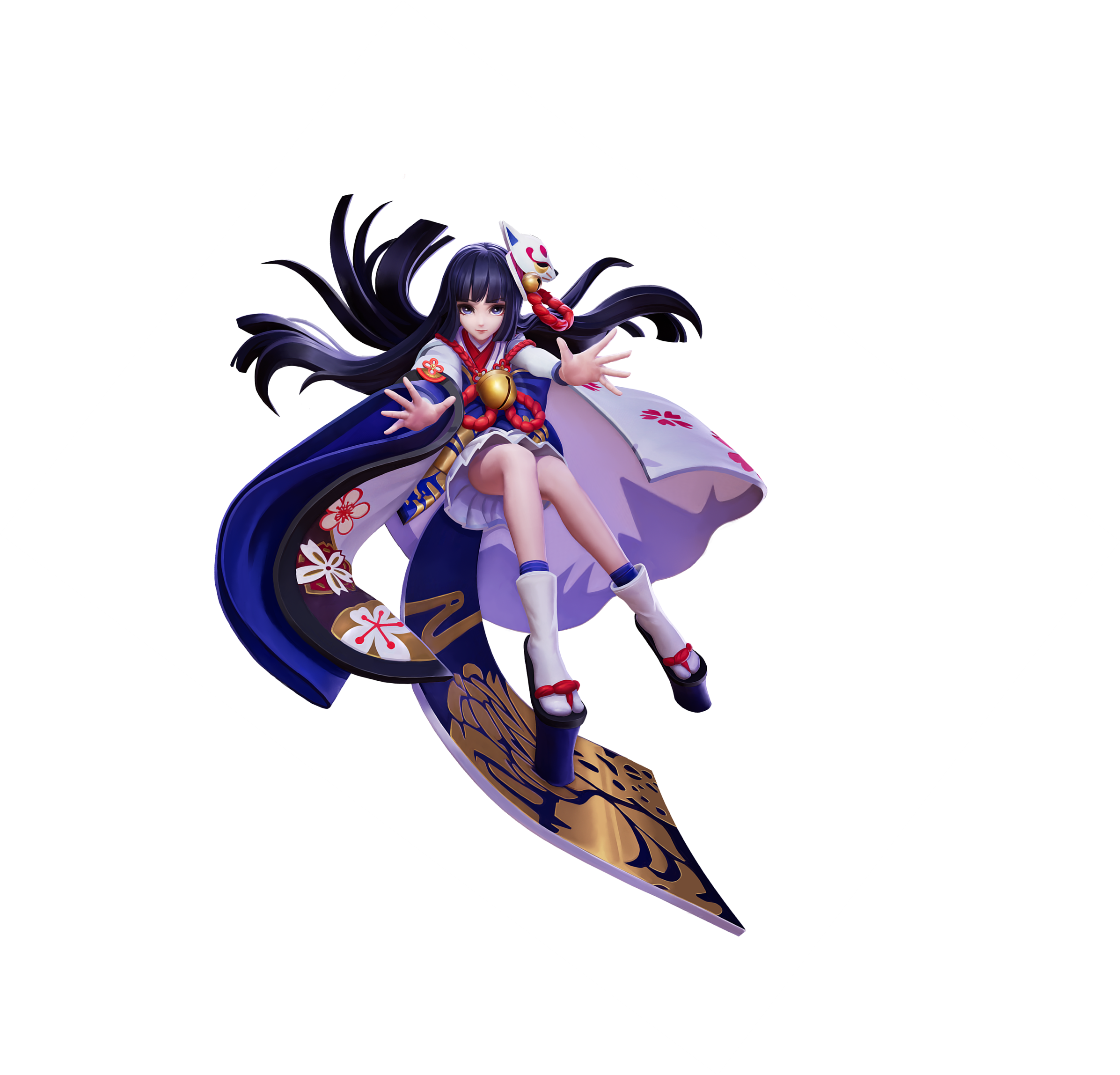 平安京 /a>》中的巫类式神角色,擅长消耗,控制,推荐走中路.