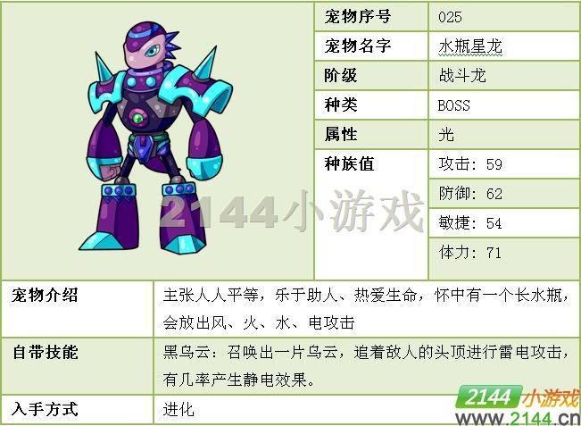 水瓶星龙