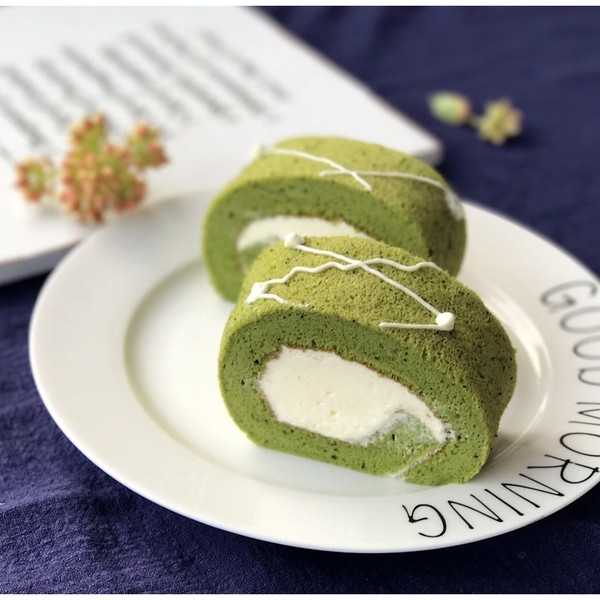 抹茶奶油蛋糕卷