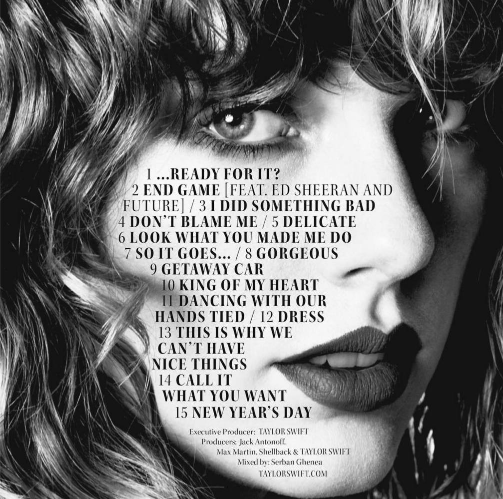 reputation（2017年泰勒·斯威夫特发行的音乐专辑）_百度百科