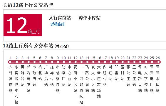  p>长治公交12路是长治的一条公交车路线,隶属于长治市公共交通总公司