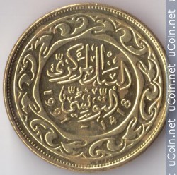 其发行机构为突尼斯中央银行.货币面额有0.