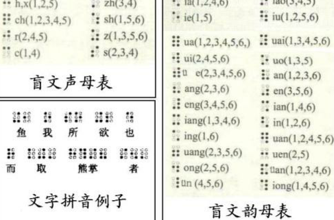 汉语拼音盲文