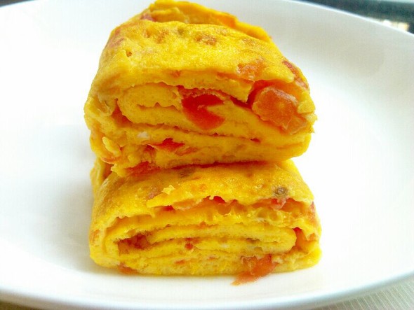西红柿煎蛋饼