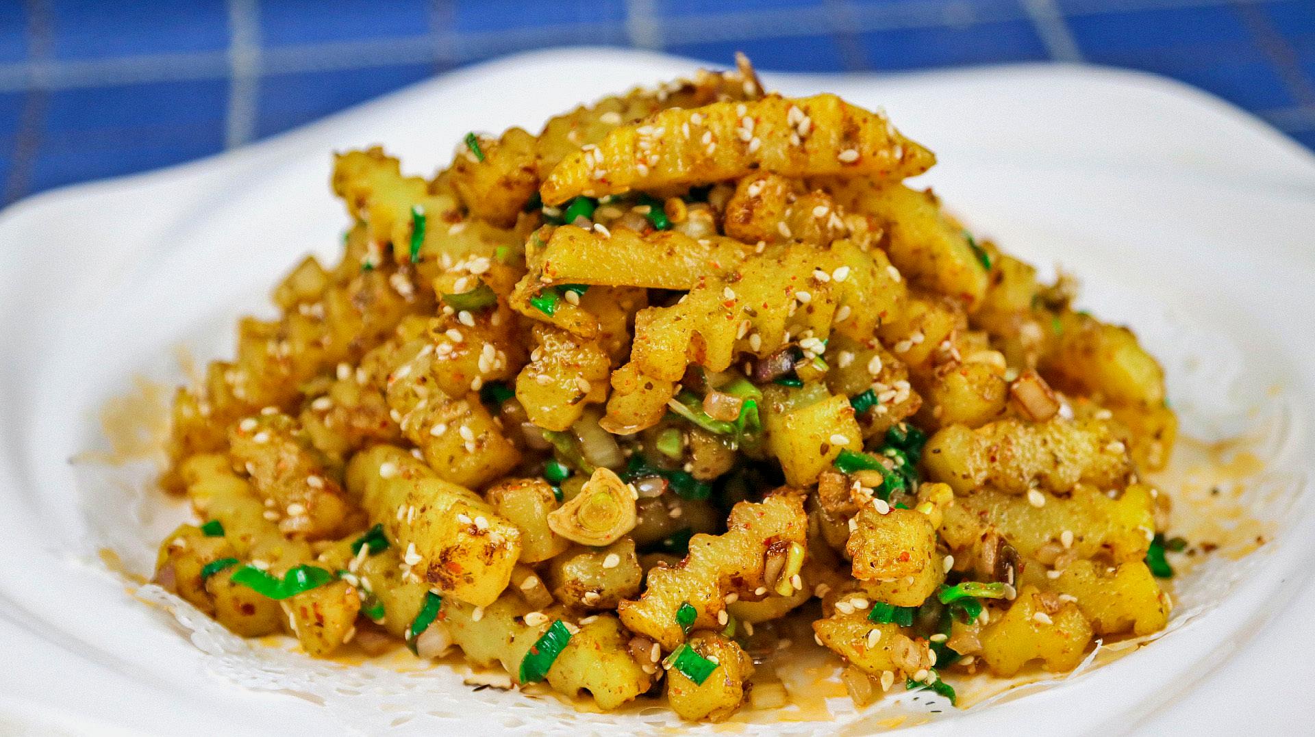 孜然土豆条