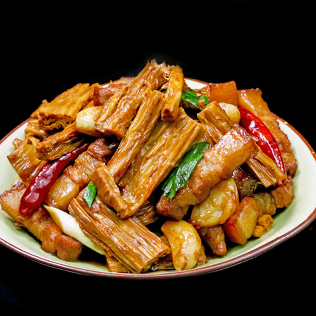 油焖腐竹