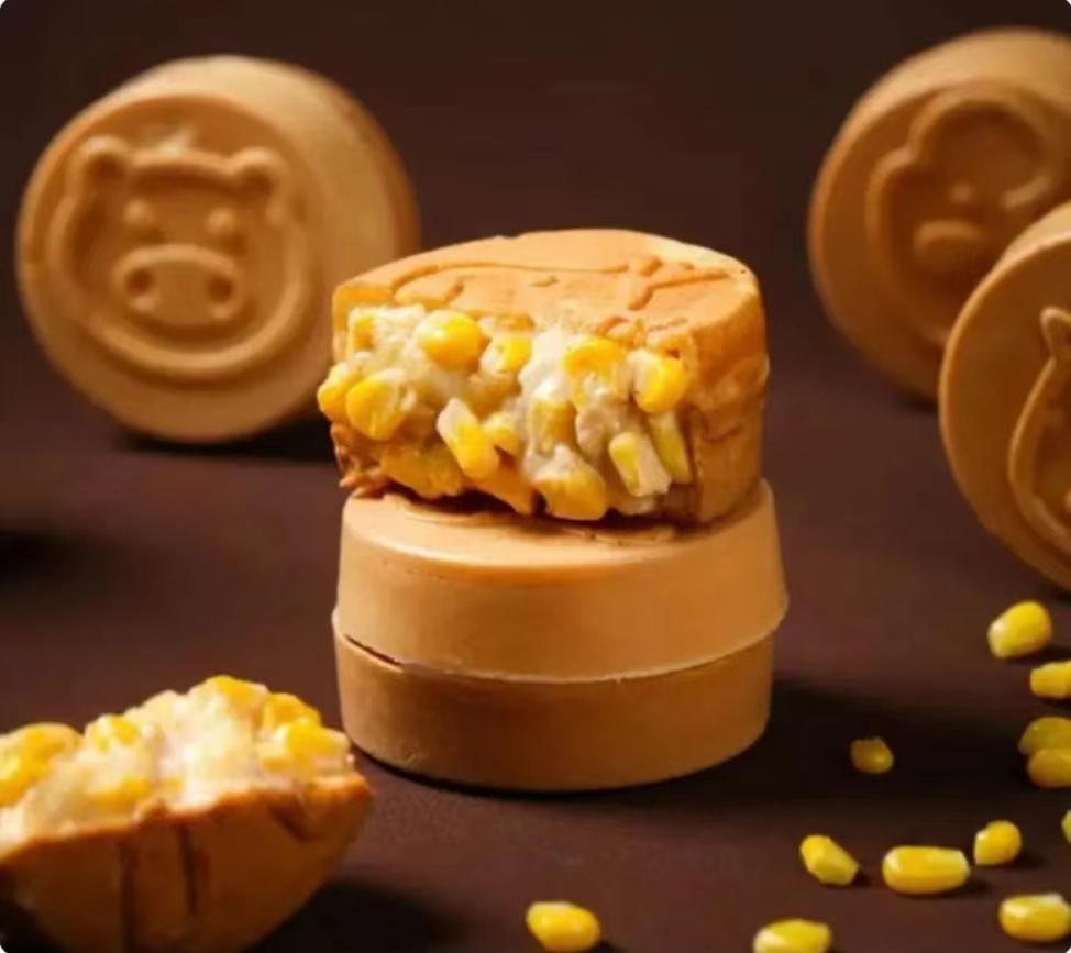 芝士玉米车轮饼