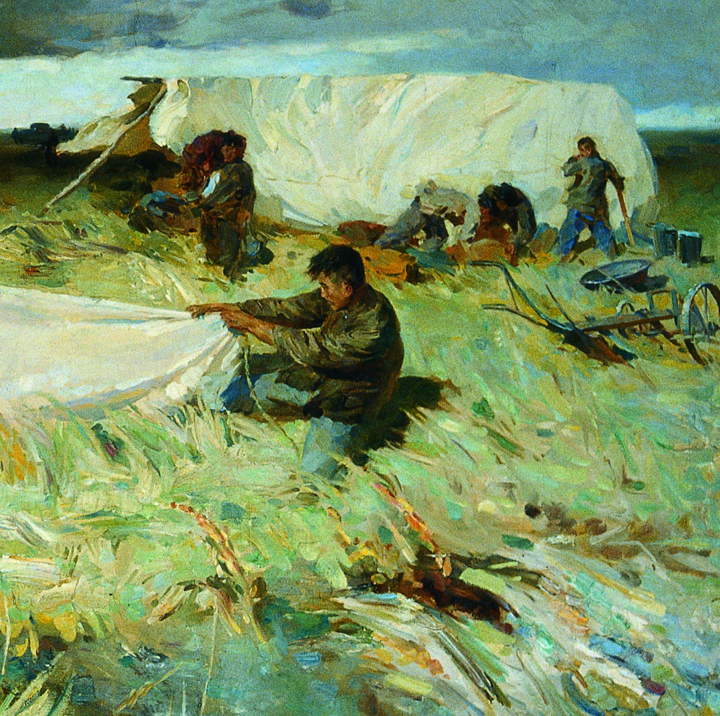 data-lemmaid="2659806">詹建俊先生于1957年创作的一幅油画,是他