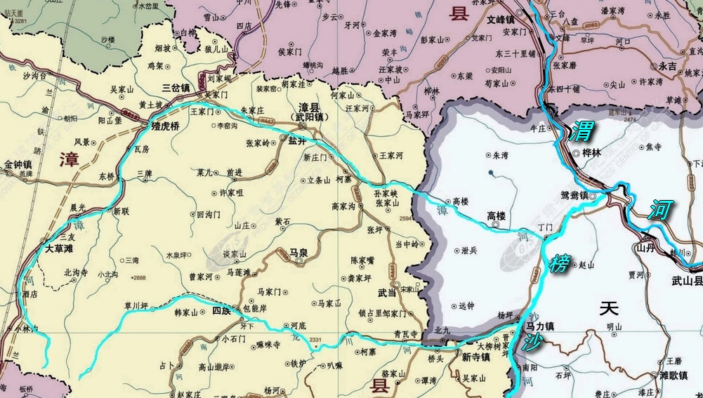  p>榜沙河,甘肃省东部黄河支流 a target="_blank" href="/item/渭河