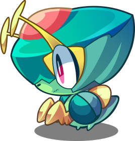 详情>>螳螂宝宝,腾讯游戏《洛克王国 》中的宠物.锋利的手臂不