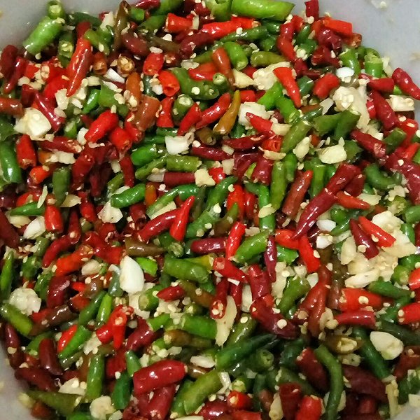 爆腌辣椒