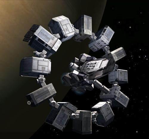  p data-id="gnwfm0vzds">星际穿越中的空间站.