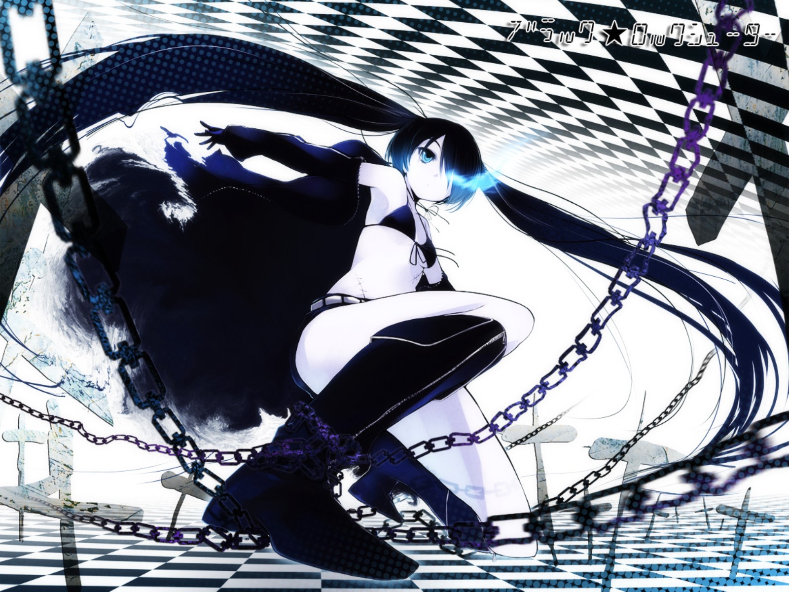  p>黑岩射手(black★rock shooter,ブラック★ロックシューター),简称