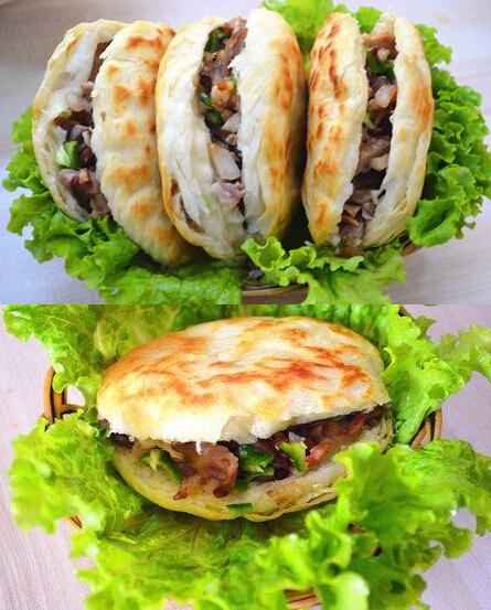 灵宝烧饼夹肉